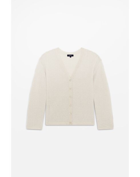 Gilet en coton Leonard ecru