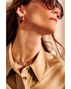 Camicia Cleo taupe in cotone