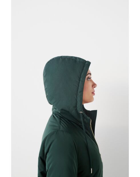 Parka a forma di rana verde scuro