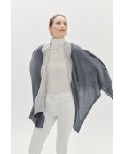 Poncho Charles gris foncé