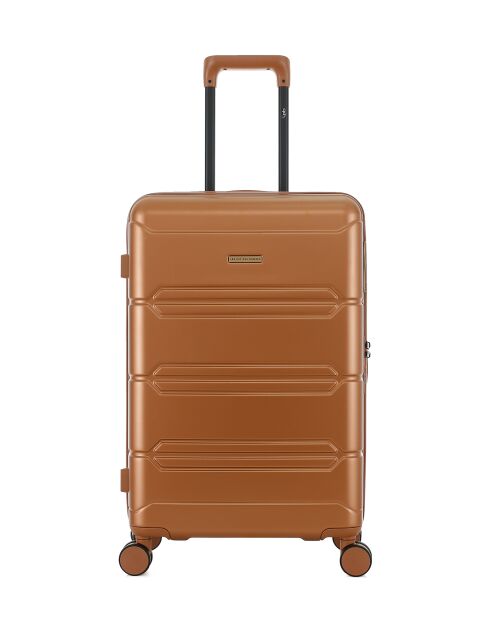 Set van 3 weekendkoffers, cabine en cabine XS Lynda bruin
