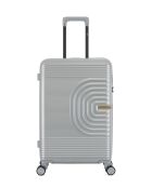 Valise Moyen Séjour Celia M argentée - 66x42,5x25,5 cm