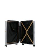 Valise Moyen Séjour Celia M argentée - 66x42,5x25,5 cm