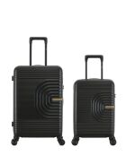 Set mit 2 schwarzen XS Celia Wochenend- und Kabinenkoffern
