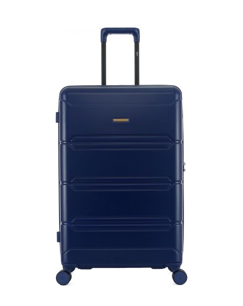 Set de 3 Valises grand format, weekend et cabine XS Lynda bleu foncé