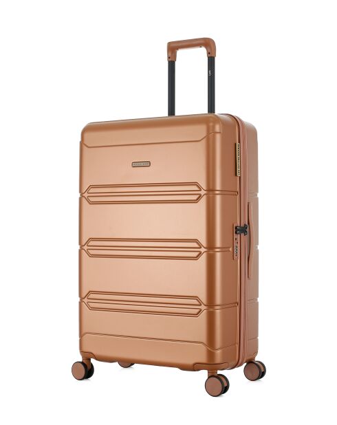 Set van 3 grote koffers, weekend en cabine XS Lynda bruin