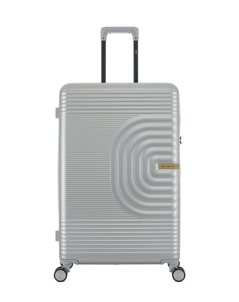 Valise Long Séjour Celia L argentée - 76x49x29,5 cm