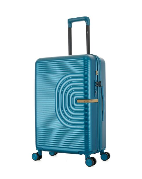 Valise Moyen Séjour Celia M bleu paon - 66x42,5x25,5 cm