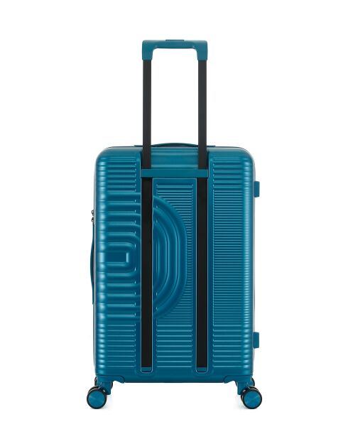 Valise Moyen Séjour Celia M bleu paon - 66x42,5x25,5 cm