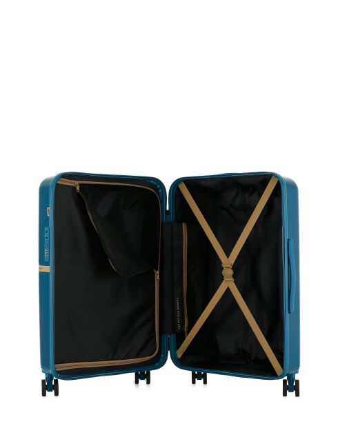 Valise Moyen Séjour Celia M bleu paon - 66x42,5x25,5 cm