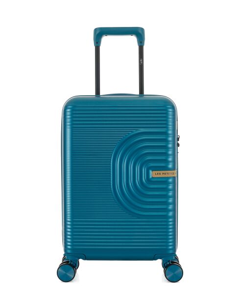 Valise Cabine Celia XS bleu paon - 55x35x19 cm