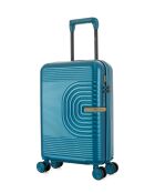 Valise Cabine Celia XS bleu paon - 55x35x19 cm
