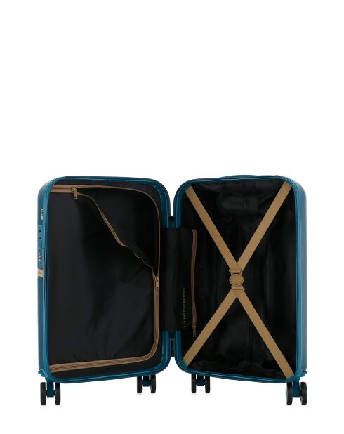 Valise Cabine Celia XS bleu paon - 55x35x19 cm