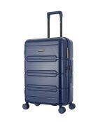 Valise Moyen Séjour Lynda M bleu foncé - 66x42,5x25,5 cm