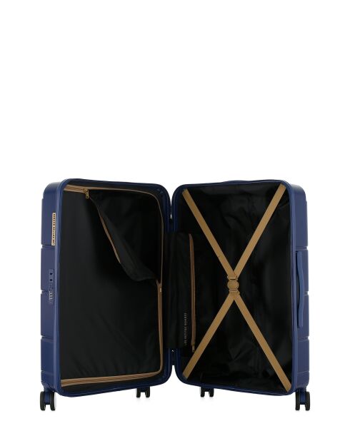 Valise Moyen Séjour Lynda M bleu foncé - 66x42,5x25,5 cm