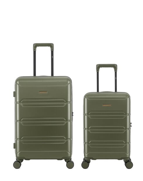 Lynda Khaki XS Wochenend- und Handgepäckset, 2er-Set