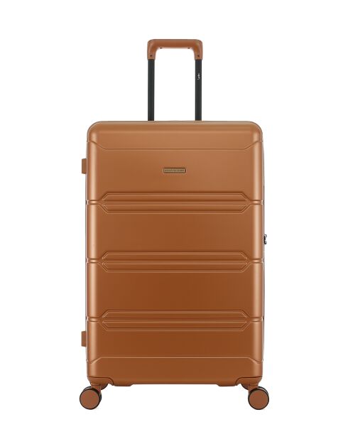 Set van 3 grote koffers, weekend en cabine Lynda bruin