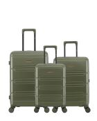 Set aus 3 Koffern Weekend, Kabine und Kabine XS Lynda khaki