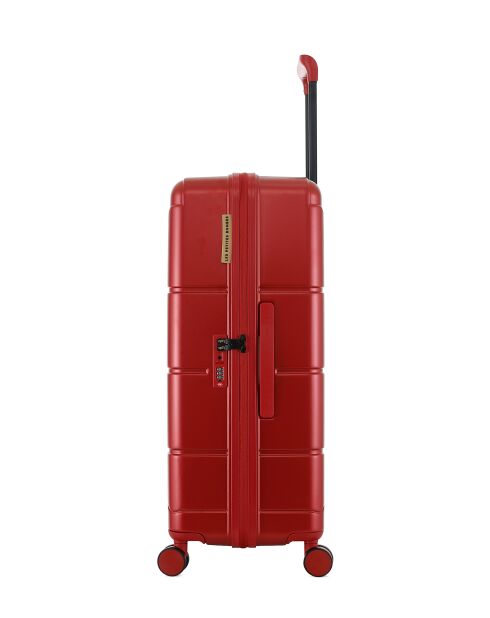 Valise Long Séjour Lynda L bourgogne - 76x49x29,5 cm