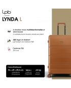 Valise Long Séjour Lynda L bourgogne - 76x49x29,5 cm