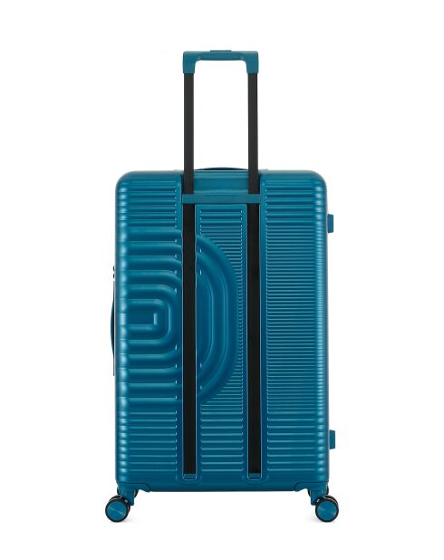 Set aus 2 großen Koffern und Kabine Celia Pfauenblau