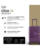 Valise Cabine Celia XS violette - 55x35x19 cm
