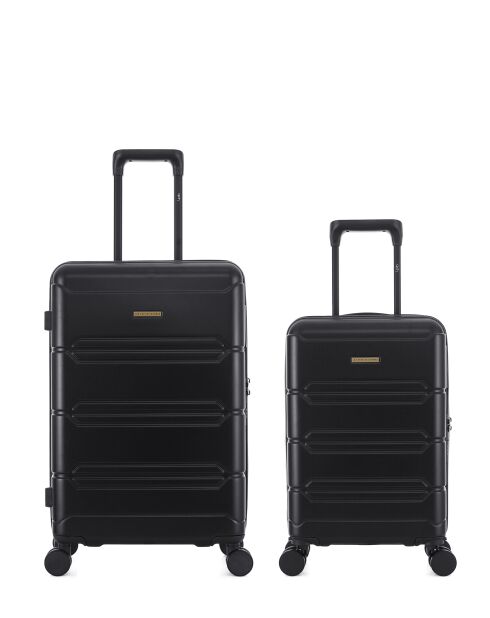 Lynda Black XS Wochenend- und Handgepäckset, 2er-Set