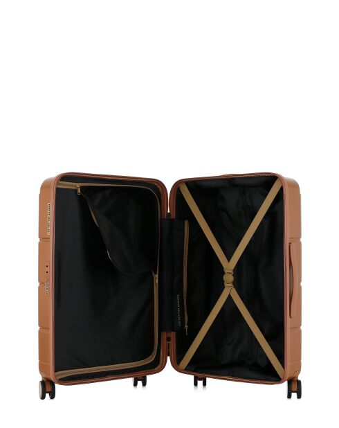 Valise Moyen Séjour Lynda M brun - 66x42,5x25,5 cm