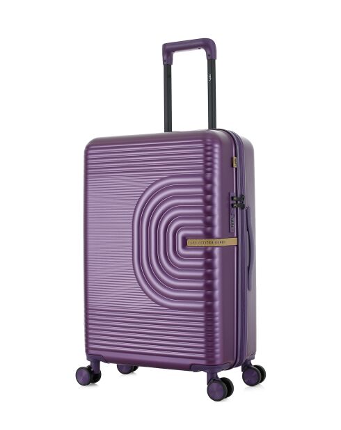 Valise Moyen Séjour Celia M violette - 66x42,5x25,5 cm