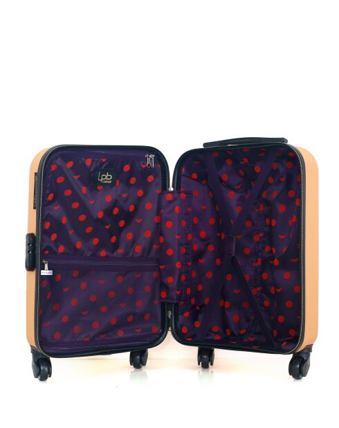 Valise Francette-E XS abricot - 50x33x21 cm