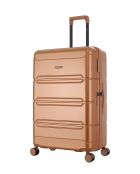 Valise Long Séjour Lynda L brun - 76x49x29,5 cm