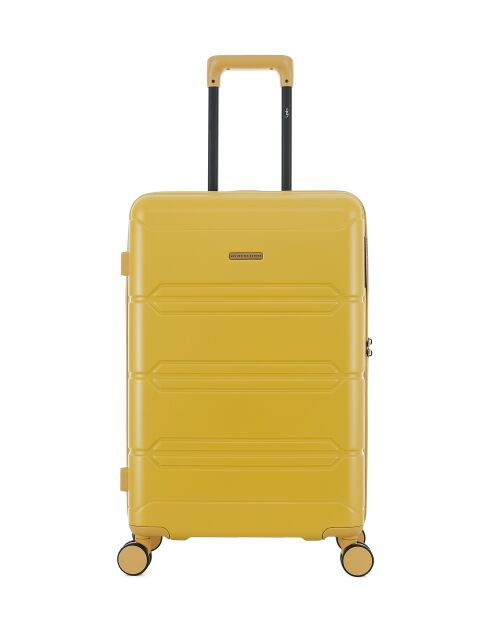 Valise Moyen Séjour Lynda M chérie jaune - 66x42,5x25,5 cm