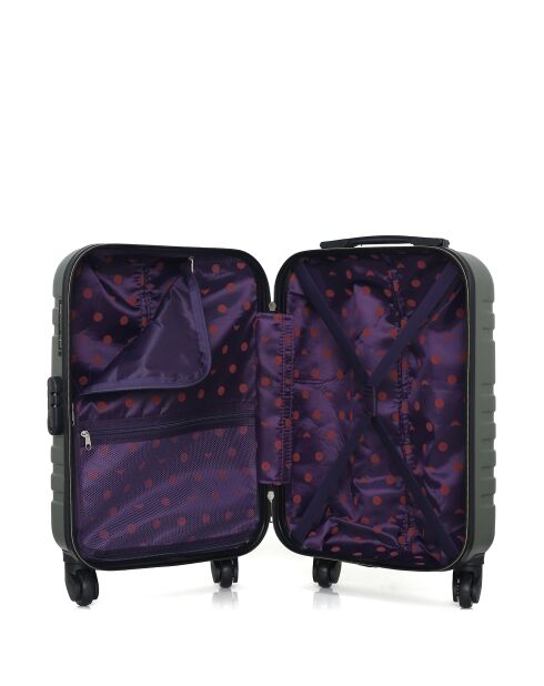 Valise Cabine Aurelia-E XS kaki doré - 50x33x21 cm