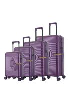 Set mit 4 lila Celia-O Koffern