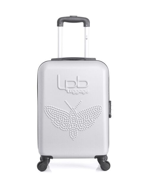 Valise Cabine Francette-E XS argentée - 50x33x21 cm