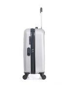 Valise Cabine Francette-E XS argentée - 50x33x21 cm