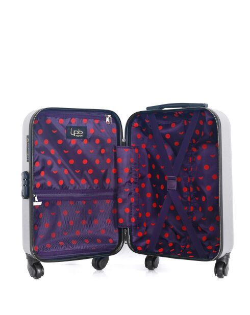 Valise Cabine Francette-E XS argentée - 50x33x21 cm
