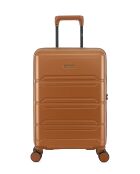 Valise Cabine Lynda S brun - 59x39x20 cm
