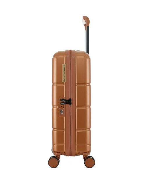 Valise Cabine Lynda S brun - 59x39x20 cm