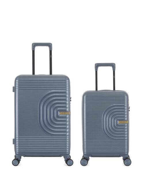 Set van 2 Celia Marine XS weekend- en handbagagekoffers