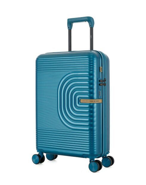 Valise Cabine Celia S bleu paon - 59x39x20 cm