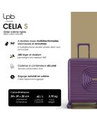 Valise Cabine Celia S bleu paon - 59x39x20 cm