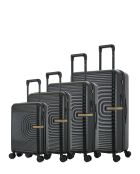 Set mit 4 schwarzen Celia-O Koffern