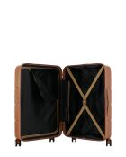 Set aus 2 Wochenend- und Handgepäckkoffern XS Lynda braun