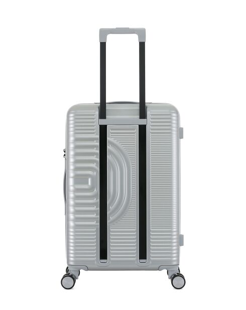 Set mit 2 silbernen XS Celia Wochenend- und Kabinenkoffern