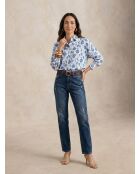 Chemise Iris bleue