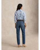 Chemise Iris bleue
