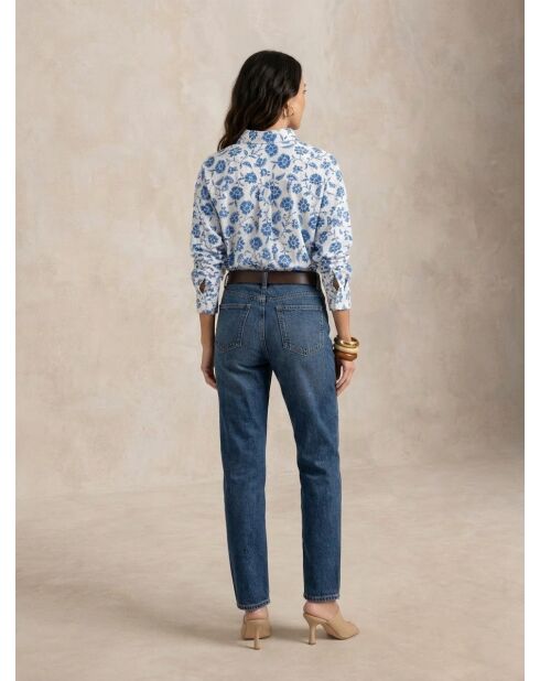 Chemise Iris bleue