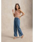 Top in maglia 61099020 Rosso