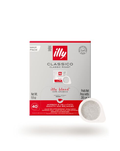 6 Boîtes de 40 monodoses E.S.E torréfaction classico - 6x280 gr